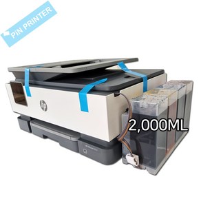 HP 오피스젯 프로 8022 팩스복합기 hp8022 무한잉크 프린터 특대용량 2000ml ( HP 8028 HP 8025 100% 동급 ) 무한프린터기