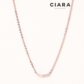 CIARA 14K Riomaggioe 라운드스틱 크로스 목걸이(GoldPlated)