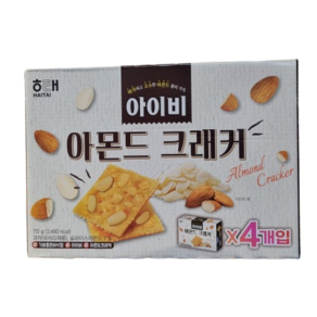 [빅마켓] 해태 아이비 아몬드 크래커 178g, 4개