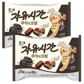 자유시간 쿠키앤크림 미니, 400g, 2개