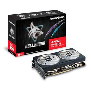 PoweColo Hellhound Spectal White AMD Radeon RX 7900XT Gaphics Cad 20GB GDDR6 20 기가바이트, 4) 7600XT Hellhound