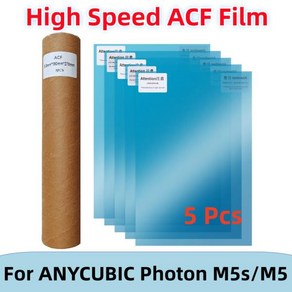 5Pcs ACF 필름 10.1 인치 278x190x0.3mm ANYCUBIC Photon Mono Pro UV 수지 3D 프린터 릴리스