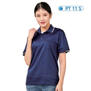 피오젠 PT-11S 남여공용 반팔 작업복 근무복 여름 티셔츠 근무복 사무복 유니폼 [화영]