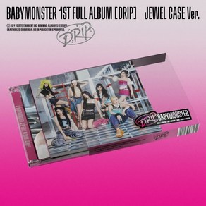 [CD] 베이비몬스터 (BABYMONSTER) - 1st FULL ALBUM [DRIP][JEWEL CASE Ve.]