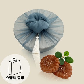 한결맛담 수제찹쌀약과 보자기포장 정성약과 10개입 블루 설 명절 한과 선물세트, 40g, 10개