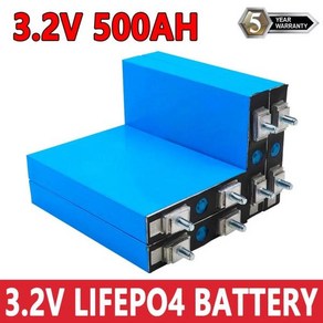 리튬 다리미 인산염 배터리 팩 DIY 태양열 충전식 전지 Lifepo4 3.2V 300Ah 400Ah 500Ah 12V 24V 36V 48V 빠른 배송