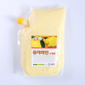 소스맘 유러피안 야채샐러드소스 유자파인드레싱 대용량, 1개, 1.2kg