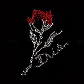 [디피샵] 핫픽스 핫픽스모티브 큐빅 DIY 2000원~, 1개, M217(수요일장미-레드)