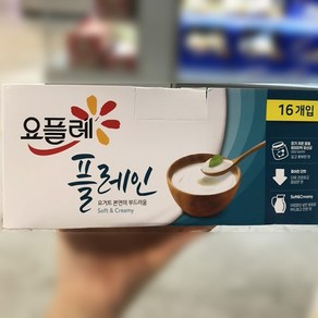 빙그레 요플레 플레인 85g x 16입