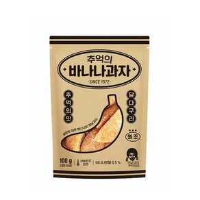 추억의 바나나과자, 2개, 100g