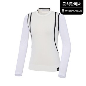 [와이드앵글 공식] [골프] 여성 CO W.ICE 라운드 스웨터 L WWM23K15W2