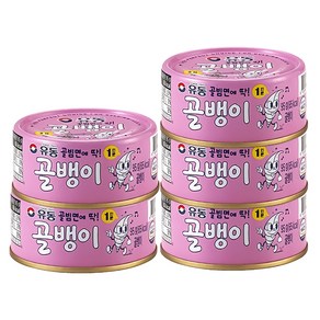 유동 골뱅이 통조림, 95g, 5개