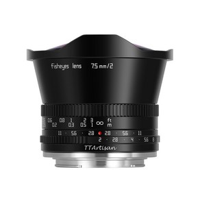 TTAtisan 7.5mm F2.0 소니 E마운트 어안렌즈 블랙