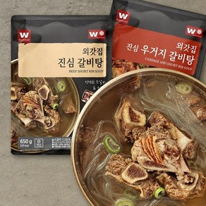 외갓집 [외갓집] 진심 갈비탕 650g X 2팩+우거지 2팩