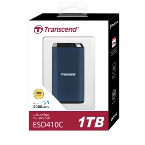 트랜센드 ESD410C Gen2x2 외장 SSD (1TB) 파인인포 (아이폰 PoRes 4K/60fps 완벽지원)