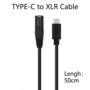 USB-C XLR TYPE-C 케이블 오디오 스피커 앰프 믹싱 콘솔 휴대폰 노트북 및 아이패드용 3 핀