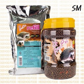 SM 육성 고슴도치 사료 PET 830g 고슴도치 전용 소화력 활동성 증진 영양 사료, 1개