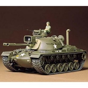 TAMIYA 타미야 35120 미국 M48A3 패턴 전차 [1/35 밀리터리 미니어처 시리즈], 단일, 1개