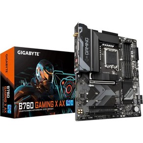 GIGABYTE B760 Gaming X AX LGA 1700 Intel ATXDDR5 M.2 PCIe 4.0 USB 3.2 Gen2X2 TypeCAMD WiFi 6E 2.5G, Motheboad_B760 GAMING X AX, 1개