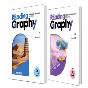 ReadingGaphy (리딩그라피) Level 3+4 세트 (전2권)