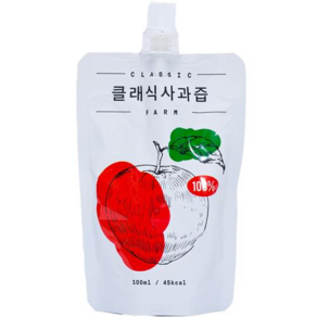 클래식농원 클래식 사과즙 100ml, 1개