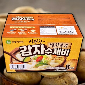 이가자연면 감자수제비 186.5g 8입, 8개