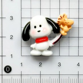 미니소 스누피 애니메이션 귀여운 만화 냉장고 자석 장식 혁신적인, 1개, 3.Snoopy-6-2pcs