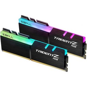 G.SKIL 트라이던트 Z RGB 시리즈(인텔 XMP) DDR4 RAM 32GB(2x16GB) 3600MT/s CL18-22-22-42 1.35V 데스크톱 컴퓨터 메모리 UDI, 16GB (2x8GB)_DDR4 3600  Black