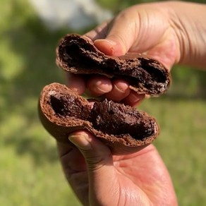 선수빵 쌀과 두유로 만든 속편한 무방부제 비건 당충전 초코 가나슈빵 110g, 1개