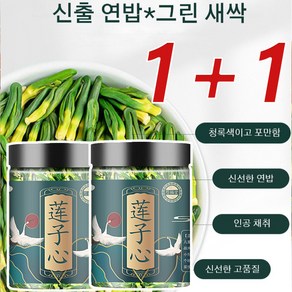 [2+2/1+1] 연밥심차 연밥차 남성용 연밥차 연자육차 60g 향긋한 향기/내림, 60g*1, 4개, 1개