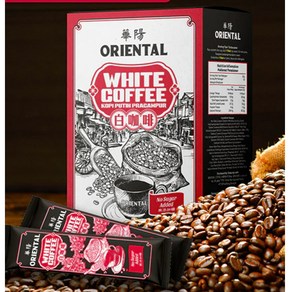 오리엔탈 화이트 커피 클래식 Oiental No Suga Added White Coffee, 1박스, 32g, 10개입