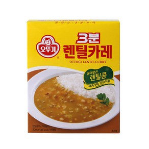 오뚜기 3분렌틸콩카레200g, 200g, 1개