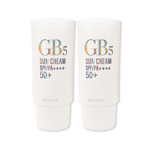 지비선크림 GB-5 수분진정 시카 선크림 SPF50+PA++++ -2개 (50ml+50ml), 1개, 50ml