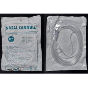 SD 나잘 캐뉼라 산소투여용튜브 카테터 성인용 Nasal Cannula