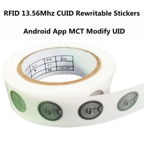 RFID ISO14443 가능 키 NFC 56Mhz 변경 Gen2 13 전자 복제 5YOA 스마트 IC 태그 클론 토큰 CUID 재기록 스티커 배지