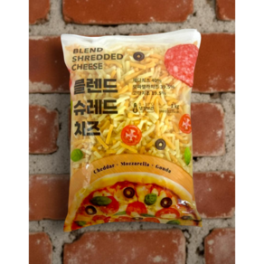 블렌드 슈레드 피자치즈 1kg, 1개