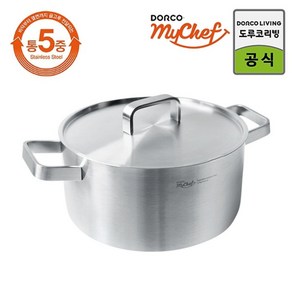 도루코 마이셰프 클래식 통5중 인덕션 스텐냄비 20cm, 클래식 통5중 양수냄비 20cm