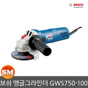 보쉬 앵글 그라인더 GWS750-100 앵글 750W, 1개