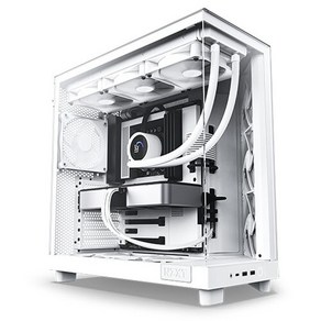 브라보텍 BRAVOTEC H6 Flow 컴퓨터 PC 케이스 (Matte White)