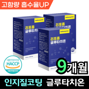 웰빙홀릭 리포좀 글루타치온 인지질코팅 글루타치온 리포조말 600mg 비타민c 콜라겐 리포즘, 3박스, 90정, 3개