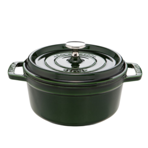 스타우브 STAUB 원형 꼬꼬떼 양수냄비 바질그린 16cm 무쇠 주물 밥솥, 없음, 1개