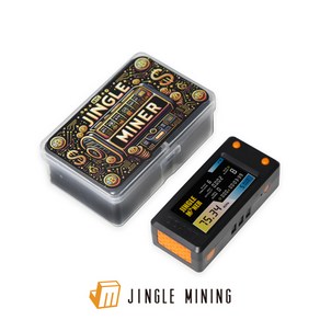 Jingle Mining Jinglemine - BTC 솔로 미니 복권 채굴기 JST-GH 1.25mm 2 핀 재고 75.34Kh/s, 1개