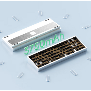 [청이스토어] WEIKAV LUCKY65 V2 알루미늄 무선 기계식 키보드 키트 핫스왑 3750mAh RGB라이트 양극 핫스왑, 키트(스프레이코딩)환야블랙골