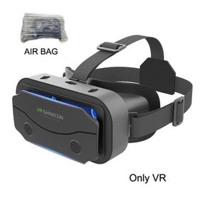 VR헤드셋 가상현실체험 SHINECON 3D 헬멧 VR 안경 가상 현실 헤드셋 구글 마분지 5-7 모바일용 오리지널 박스 포함, 5) ONLY VR AIR BAG