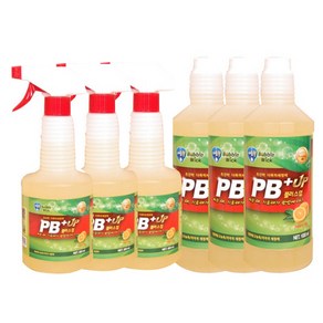 PB 1 플러스 업 다목적 세정제 용기+ 교체용, 3세트, 1.65L