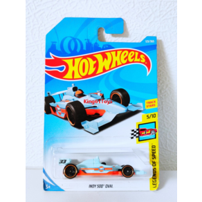 핫휠 HOT WHEELS indy 500 gulf 미니카 스포츠카 모형, 1개