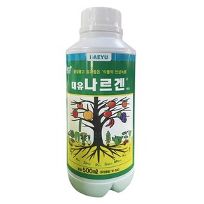 대유 나르겐 500ml 액제 액비 녹용인삼 당도 고추 마늘 딸기 영양제 액제 비료