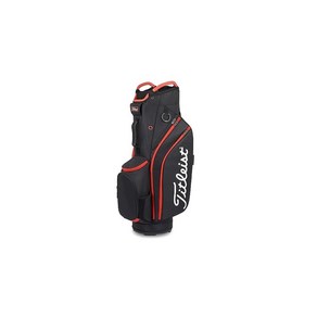 TITLEIST(타이트리스트) 캐디백 카드14 정리 TB22CT6-006 BKBKRD 블랙/블랙/렛트