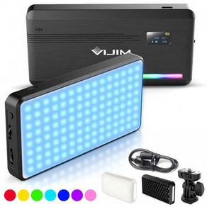 울란지 VIJIM VL196 미니포켓 LED RGB 조절 이펙트 촬영