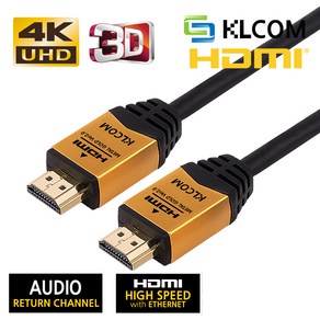 4K V2.0 METAL GOLD HDMI케이블, 1개